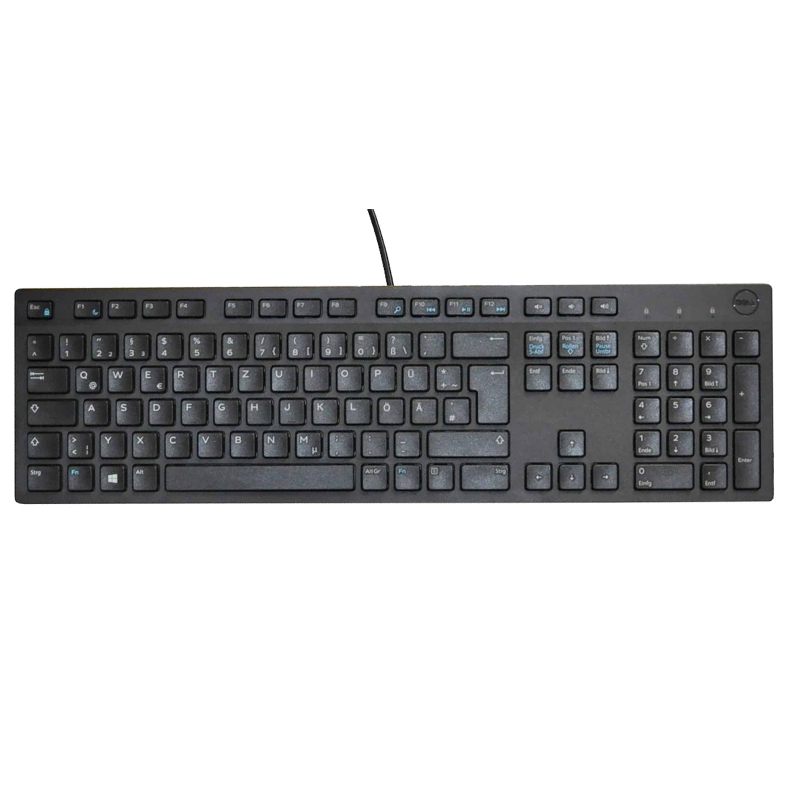 Dell Tastatur - KB216 - Multimedia - kabelgebunden - USB - DE - schwarz