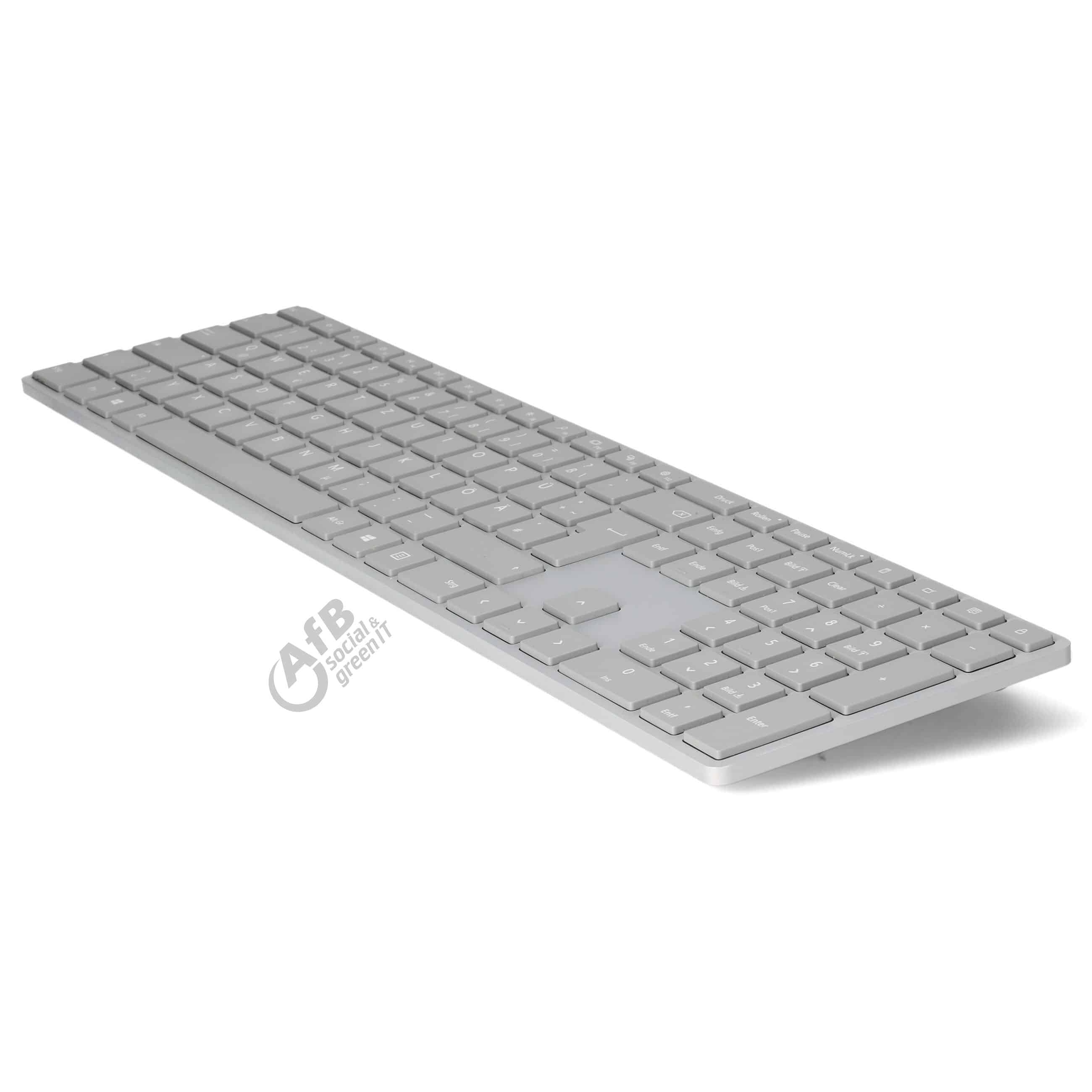 Microsoft Surface Keyboard - kabellos - DE - Grau - Silber - Gebraucht